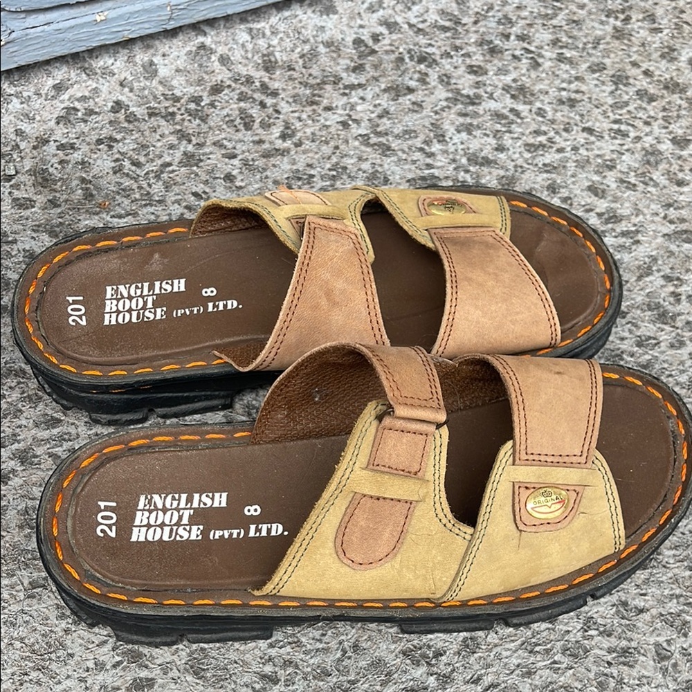 Tan Men's Sandals ENGLISH BOOT HOUSR LTD